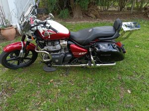 Super Meteor 650 Luggage Carrier chrome