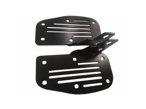 Super Meteor 650 Steel Foot Pegs (Black)