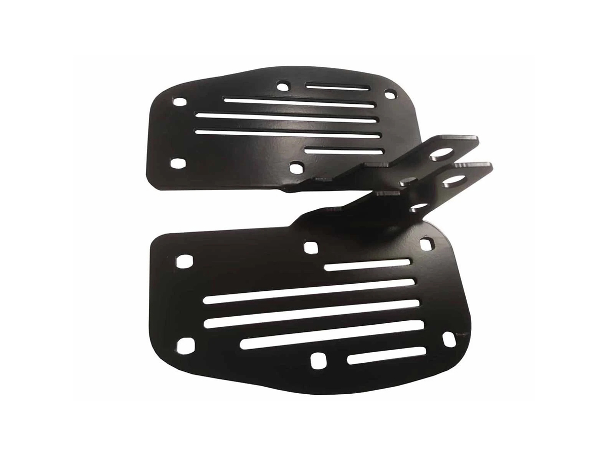 Super Meteor 650 Steel Foot Pegs (Black)